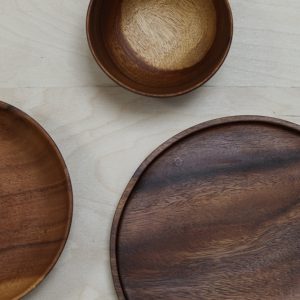 Wood Coffee Set